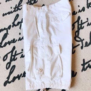 Mason’s White Cargo Short